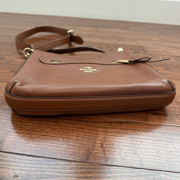 Coach Mae File Crossbody - brown leather - Picture 8 of 12